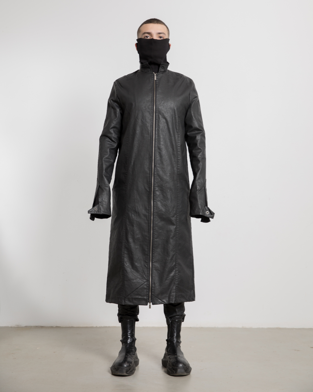 Men Waxed Long Jacket